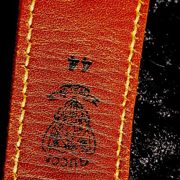 Women’s Vintage Tan Leather Classic Gucci Belt main image 5